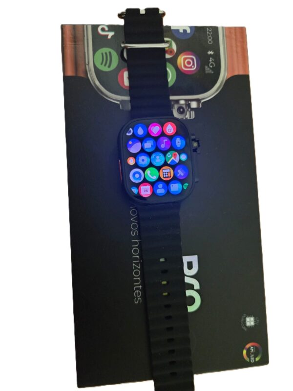 Smartwatch Horizon Pro 4G/5G AMOLED | Câmera Rotativa + NFC | 64Gb de Armazenamento e 4Gb de Ram - Imagem 3
