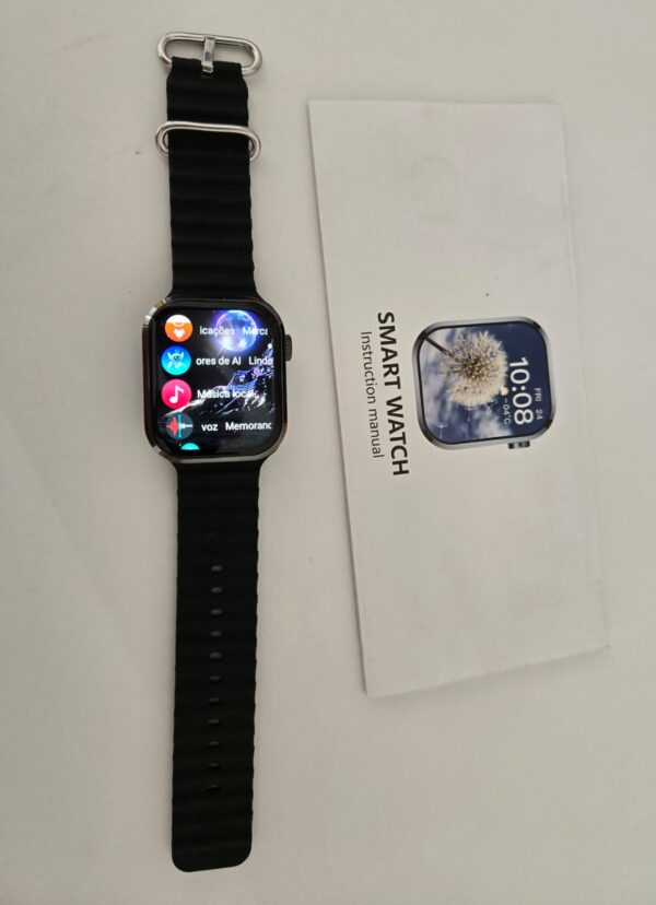 Smartwatch XV9 Pro Tela Amoled Cor Preto - Imagem 3