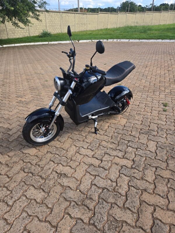 Scooter Moto Elétrica 2000Wats Preto - Imagem 3